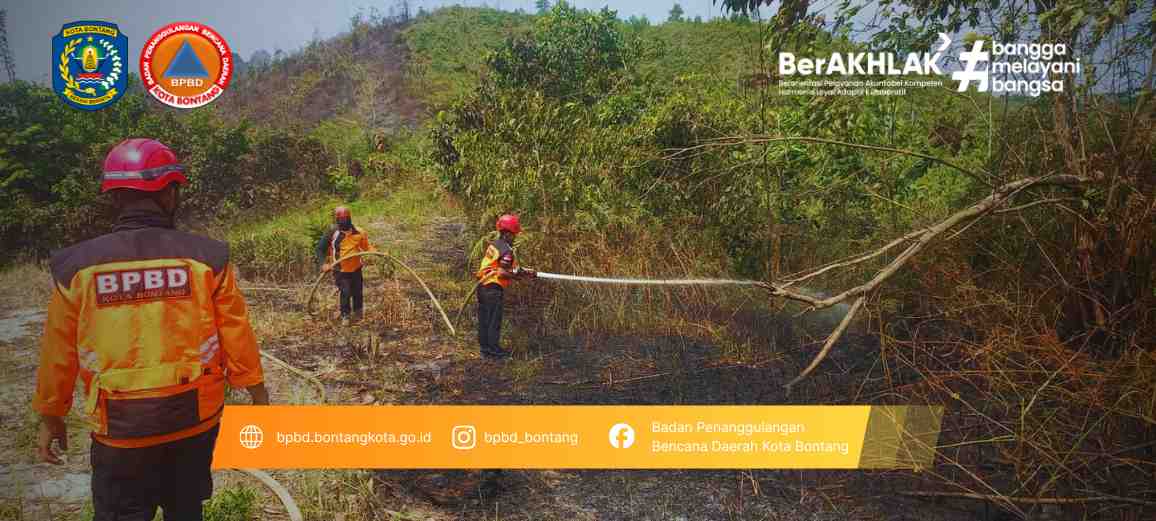 Kebakaran Lahan 3,3 Hektare di Bontang Lestari Berhasil Dipadamkan Tim Terpadu